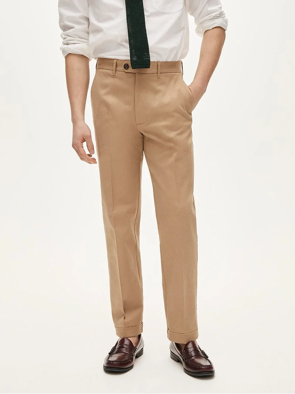 J. CREW Mercer Classic-fit trouser in Italian stretch twill Khaki Size 33 CQ945